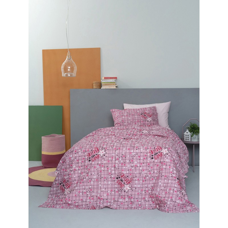 Κουρτινα Με Τρεσα Luminous 170x260 CLUSTER PINK