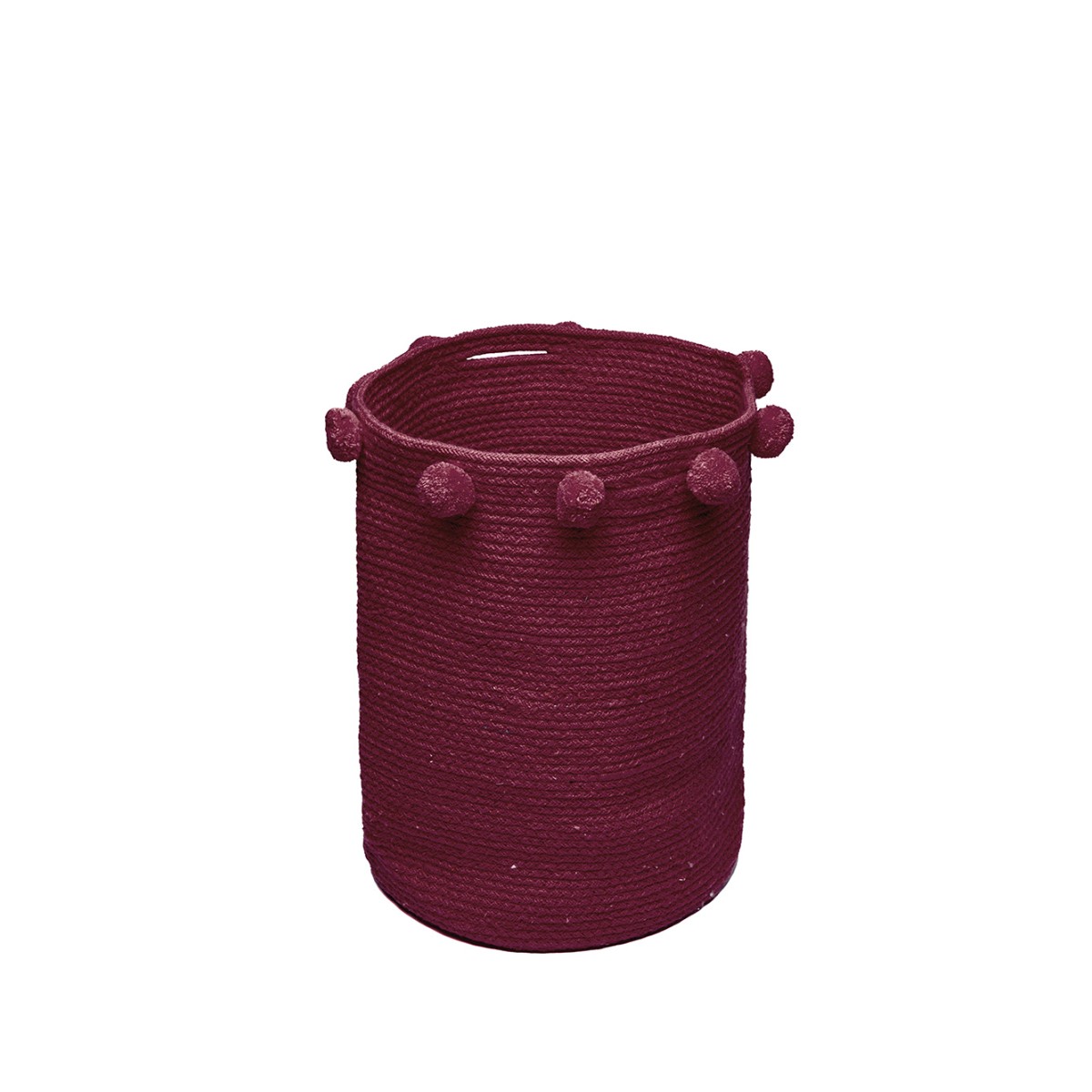 Διακοσμητικο Καλάθι Με Χερουλια Home Décor 30x40 FOUNTAIN BORDEAUX