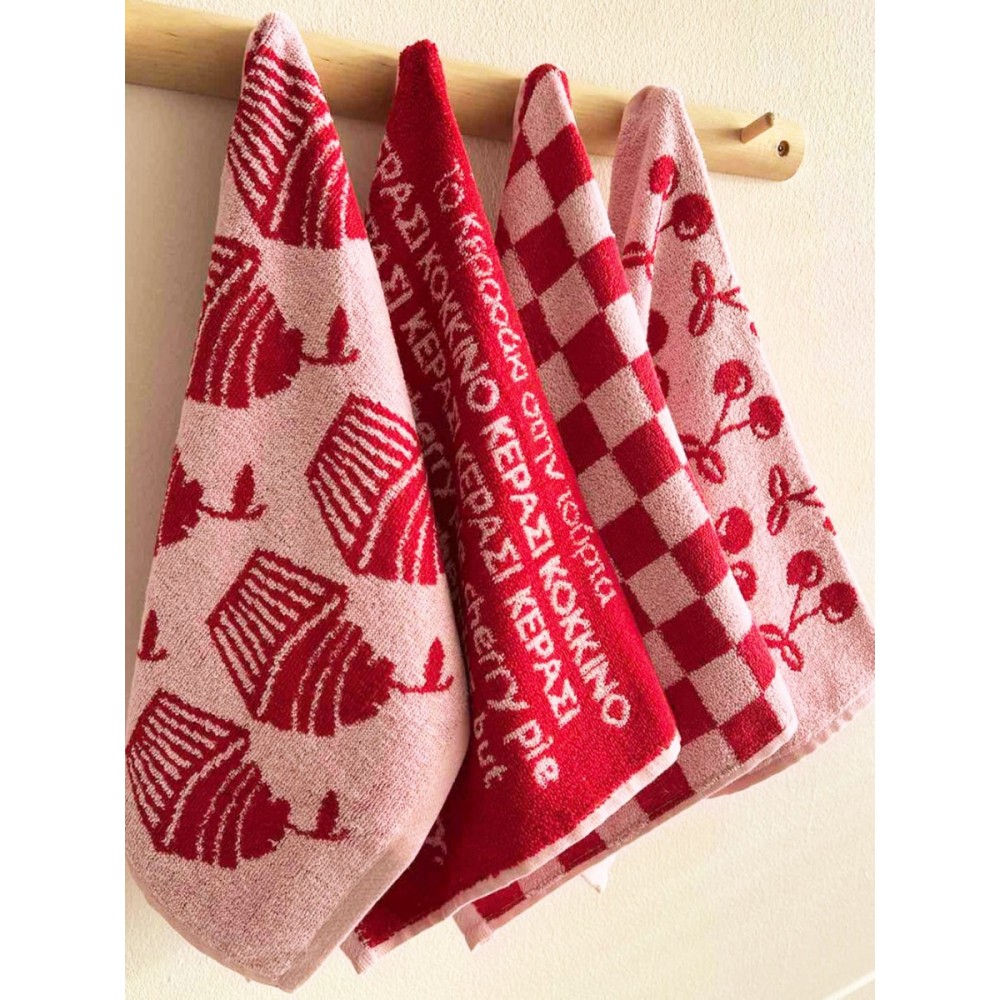 Σετ 4 Πετσέτες Κουζίνας Kitchen Towels 40x60 JACK103