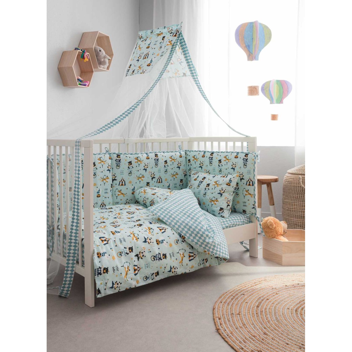 CIRCUS ΚΟΥΒΕΡ ΛΙ ΠΑΙΔΙΚΟ ΜΕ ΡΕΛΙ 120Χ160