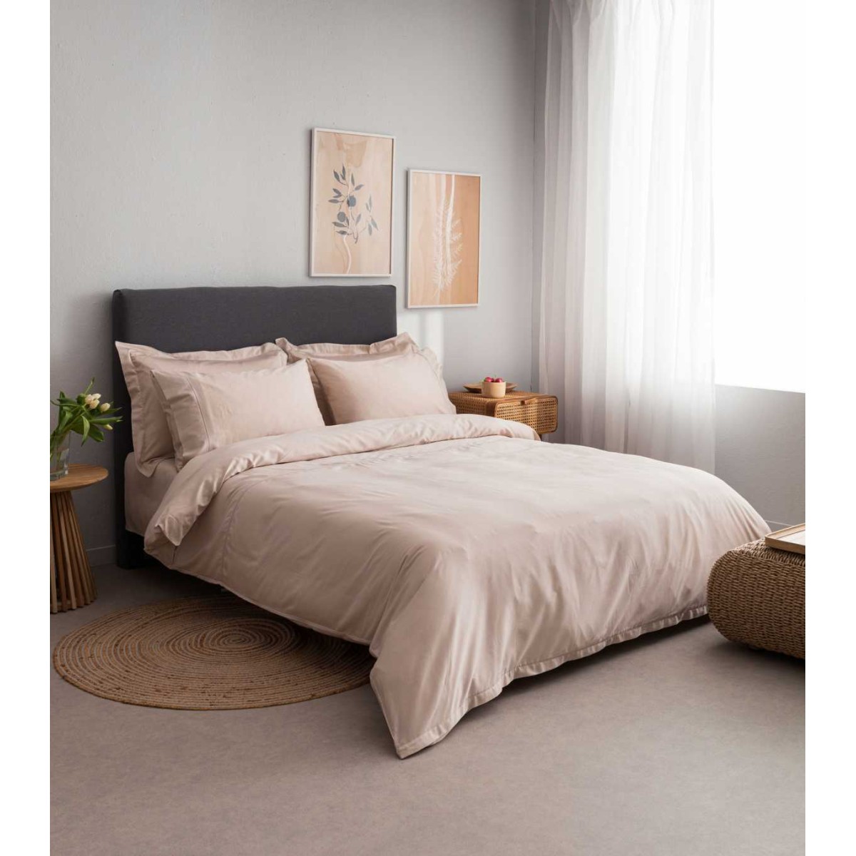 NEMESIS-303 ΣΕΤ ΠΑΠΛ-ΘΗΚΗ 260X240 3ΤΕΜ BEIGE