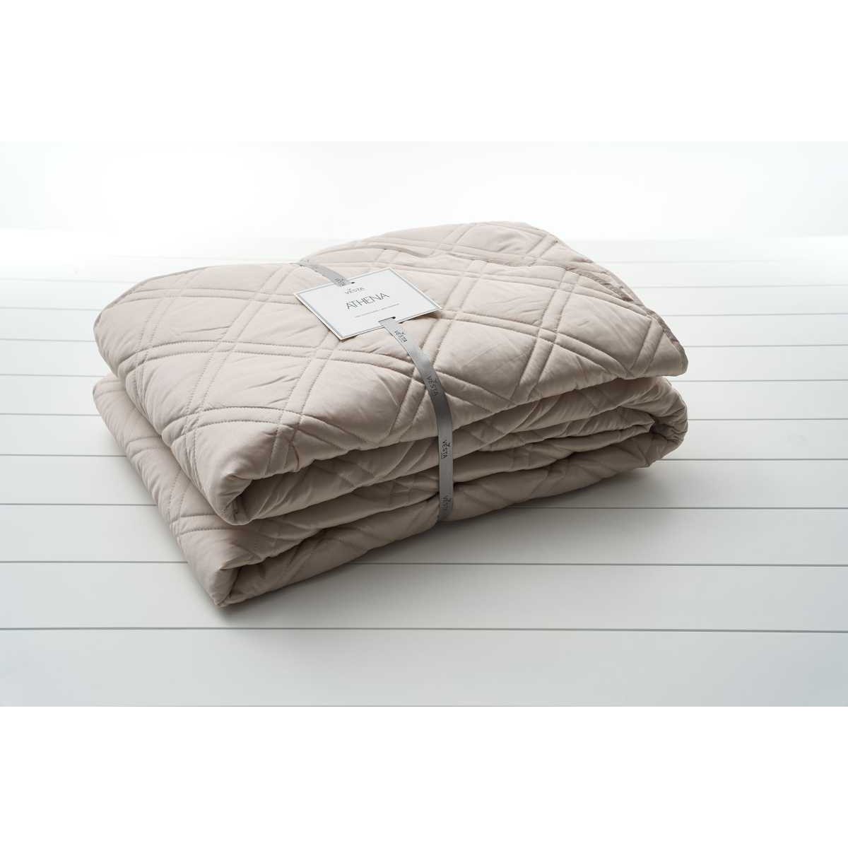 ATHENA-303 ΚΟΥΒΕΡΛΙ ΥΠΕΡ 230Χ270 ΡΕΛΙ BEIGE