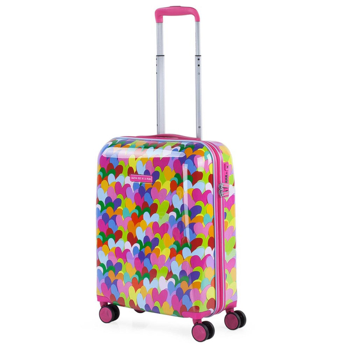 Βαλίτσα Καμπίνας AGATHA RUIZ DE LA PRADA Hearts Colorful 131150-01