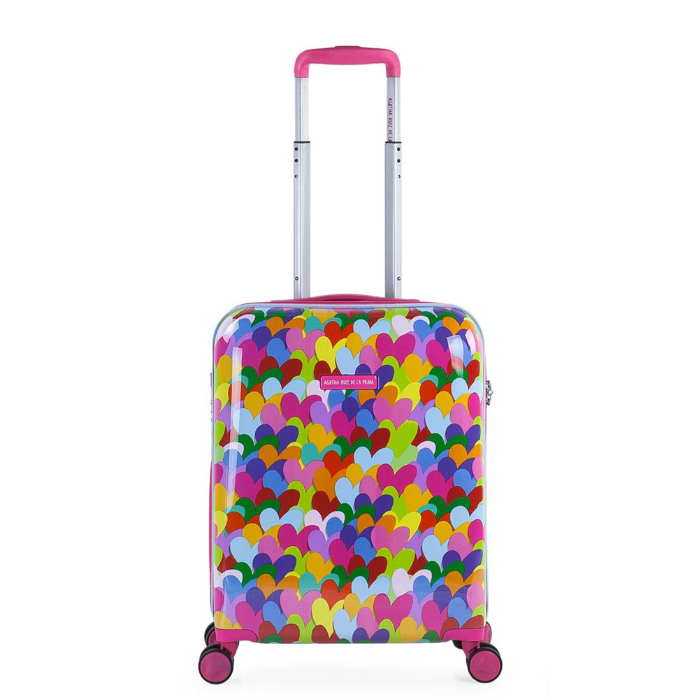 Βαλίτσα Καμπίνας AGATHA RUIZ DE LA PRADA Hearts Colorful 131150-01