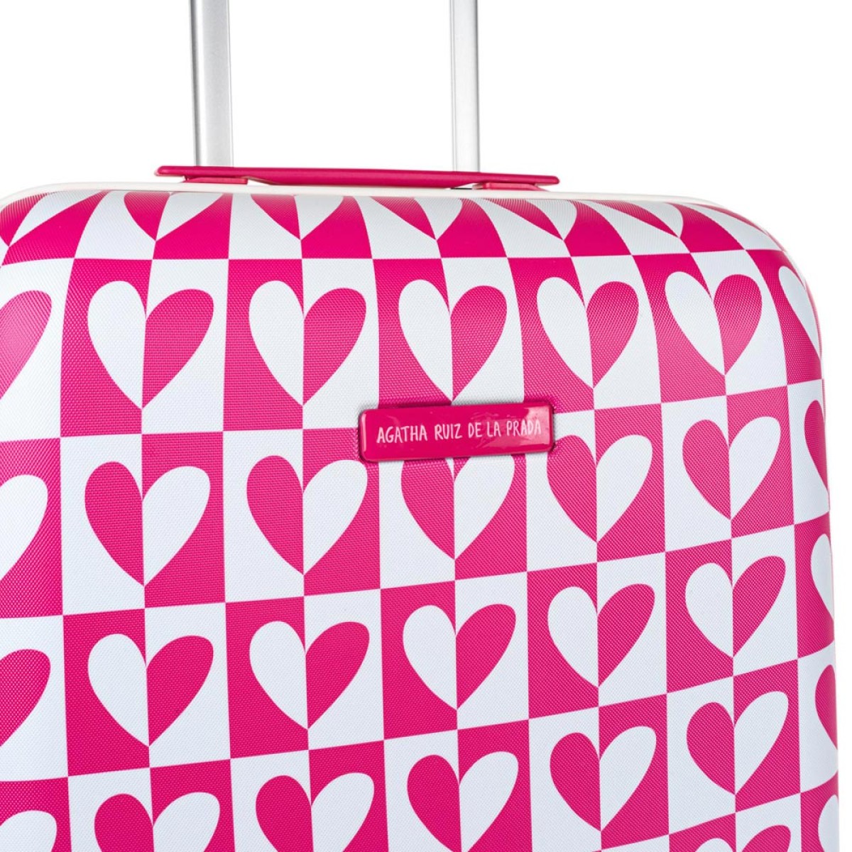 Βαλίτσα Καμπίνας AGATHA RUIZ DE LA PRADA Hearts Φούξια 134250-01
