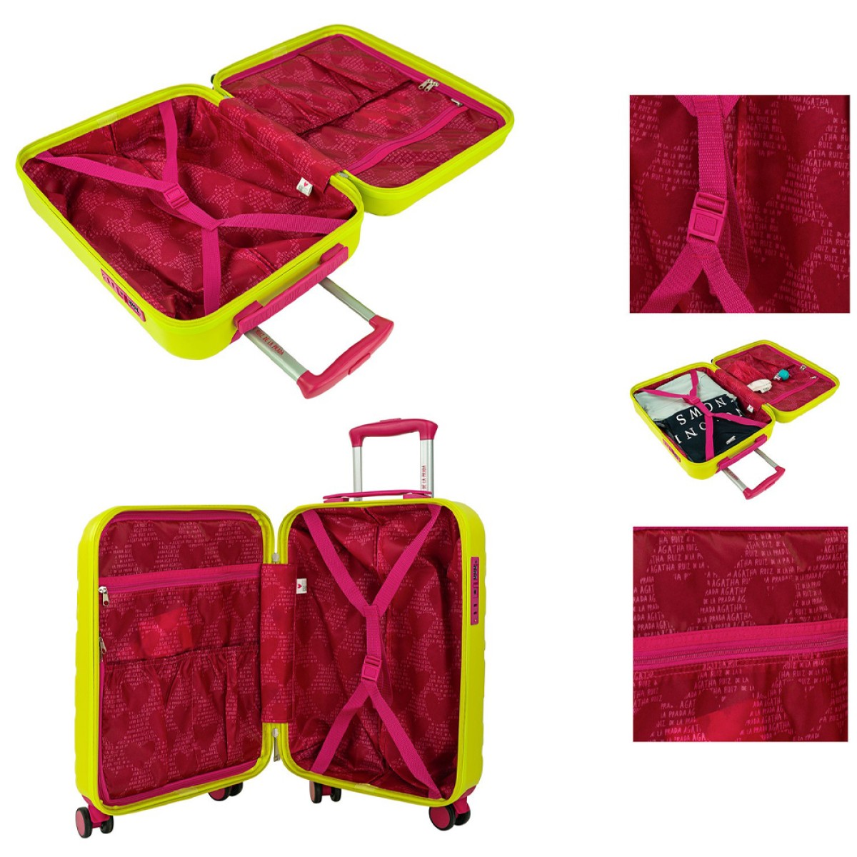 Βαλίτσα Καμπίνας AGATHA RUIZ DE LA PRADA Pistachio 135050-02