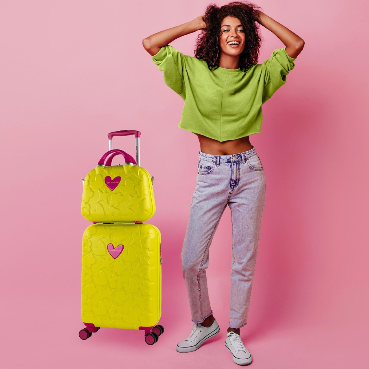 Βαλίτσα Καμπίνας AGATHA RUIZ DE LA PRADA Pistachio 135050-02