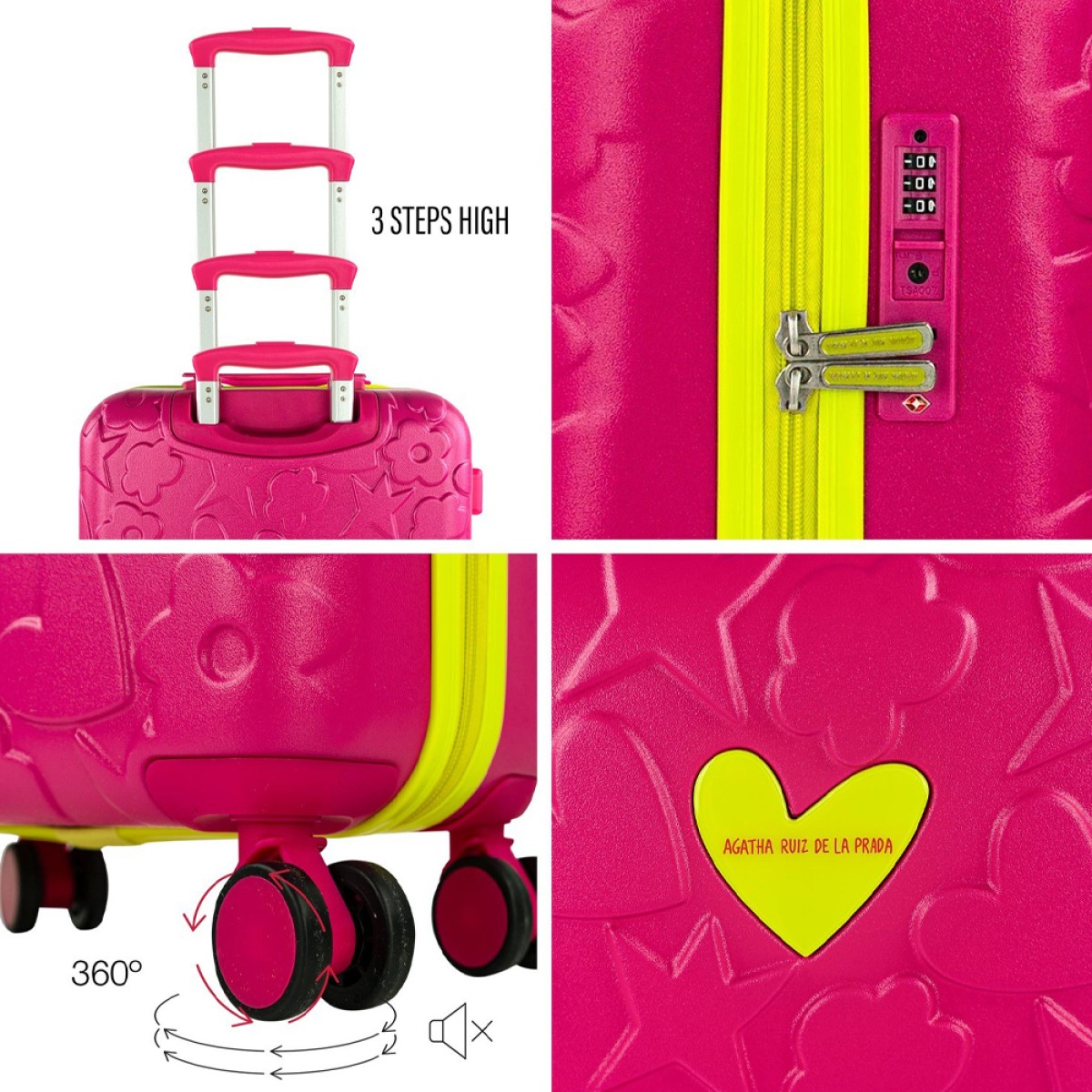 Βαλίτσα Μεσαία AGATHA RUIZ DE LA PRADA Fouchsia 135060-01
