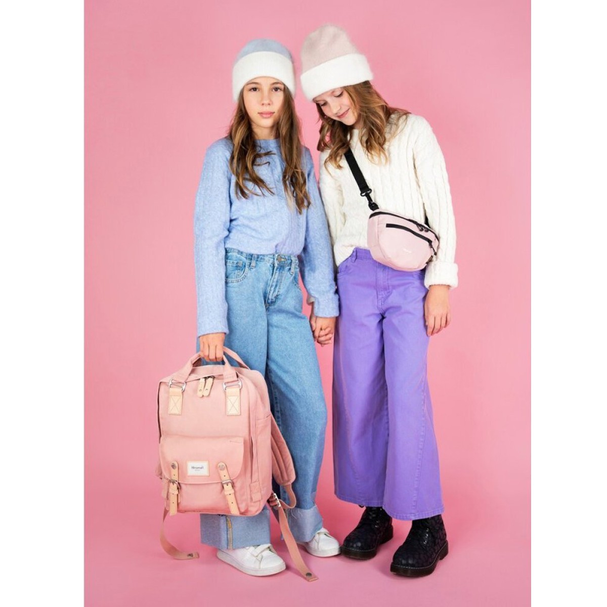 Τσαντάκι Μέσης/Χιαστί Himawari Ροζ 22051200-C03