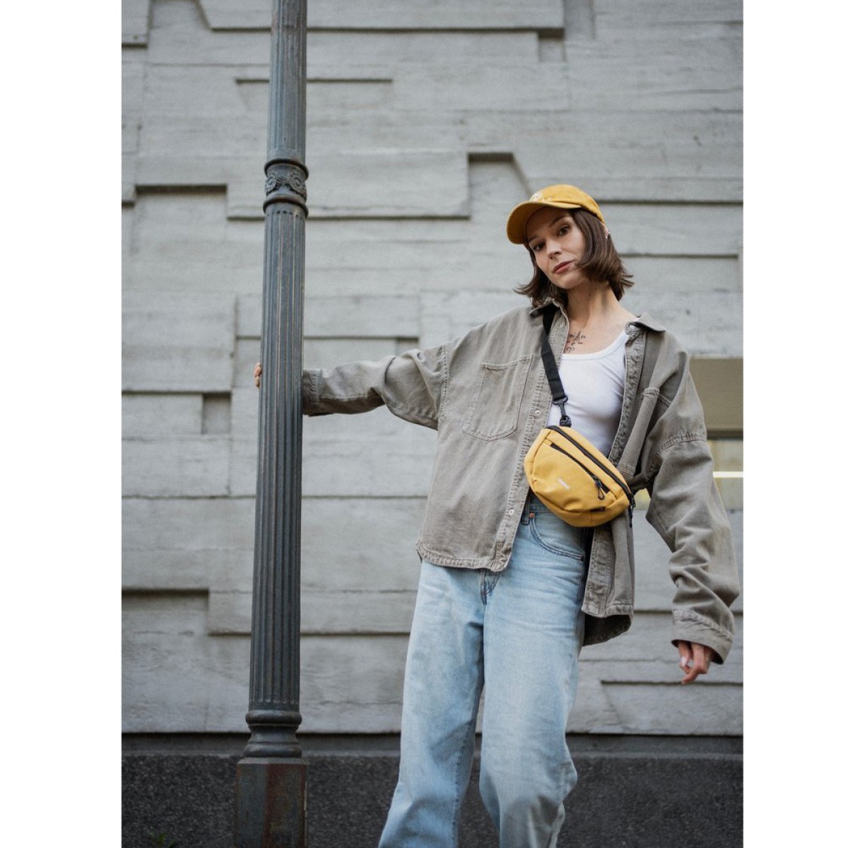 Τσαντάκι Μέσης/Χιαστί Himawari Κίτρινο 22051200-C15