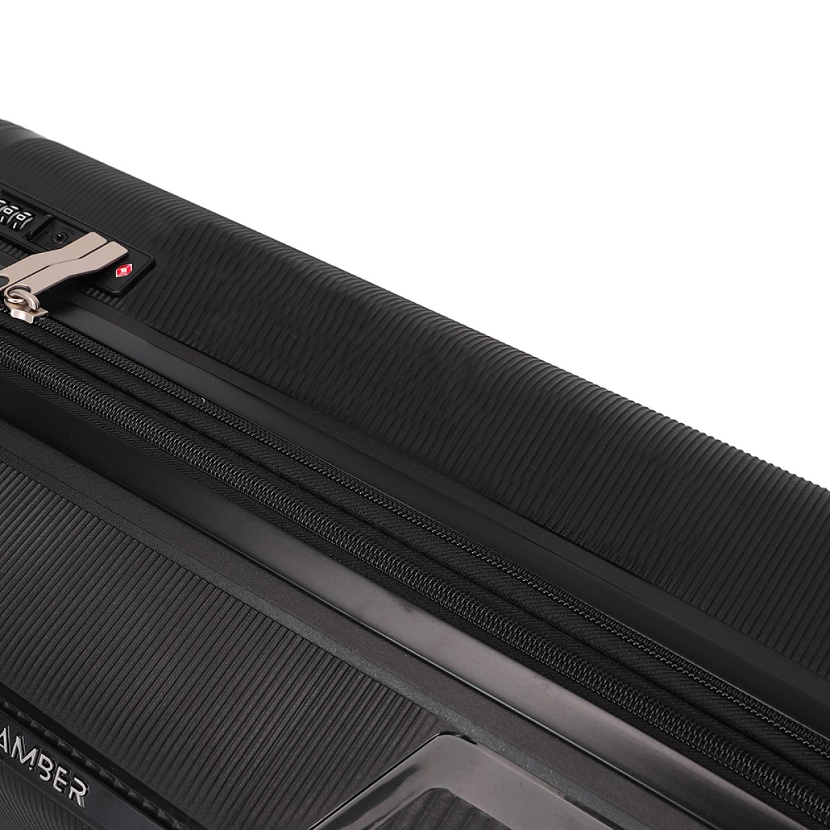 Σετ 2 τεμαχίων (Βαλίτσα Καμπίνας & Beauty case) AMBER Μαύρο AM1018