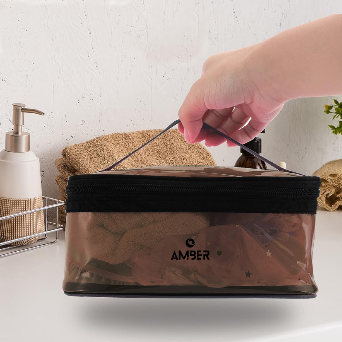 Νεσεσέρ Μεσαίο AMBER Διάφανο Καφέ AM2032