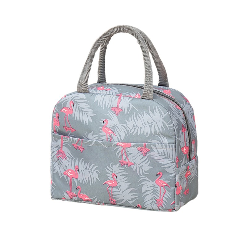 Ισοθερμική Τσάντα Φαγητού 5Lt Amber Γκρι Φλαμίνγκο AM3001-14