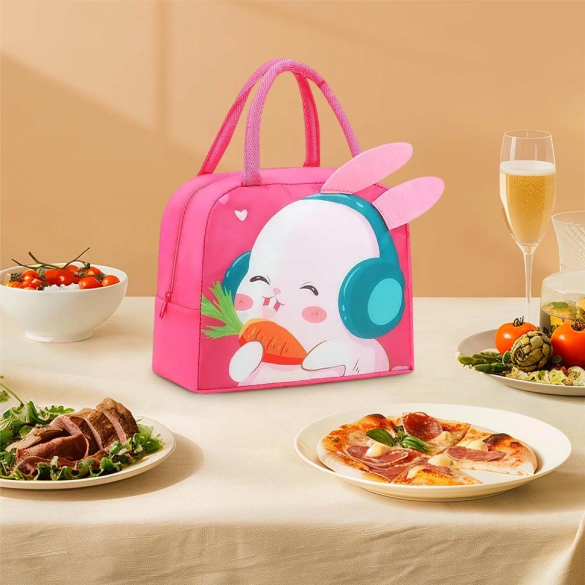 Ισοθερμική Τσάντα Φαγητού 5,5Lt Amber Fuchsia Bunny AM3003-11