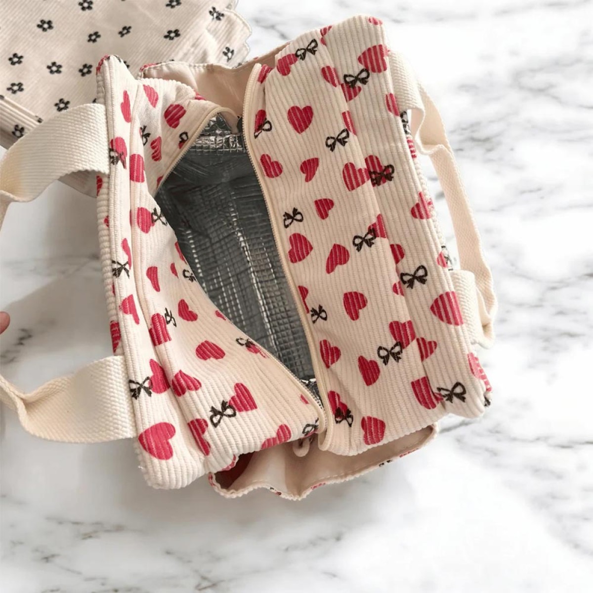 Ισοθερμική Τσάντα Φαγητού 12Lt Amber Hearts AM3012-01