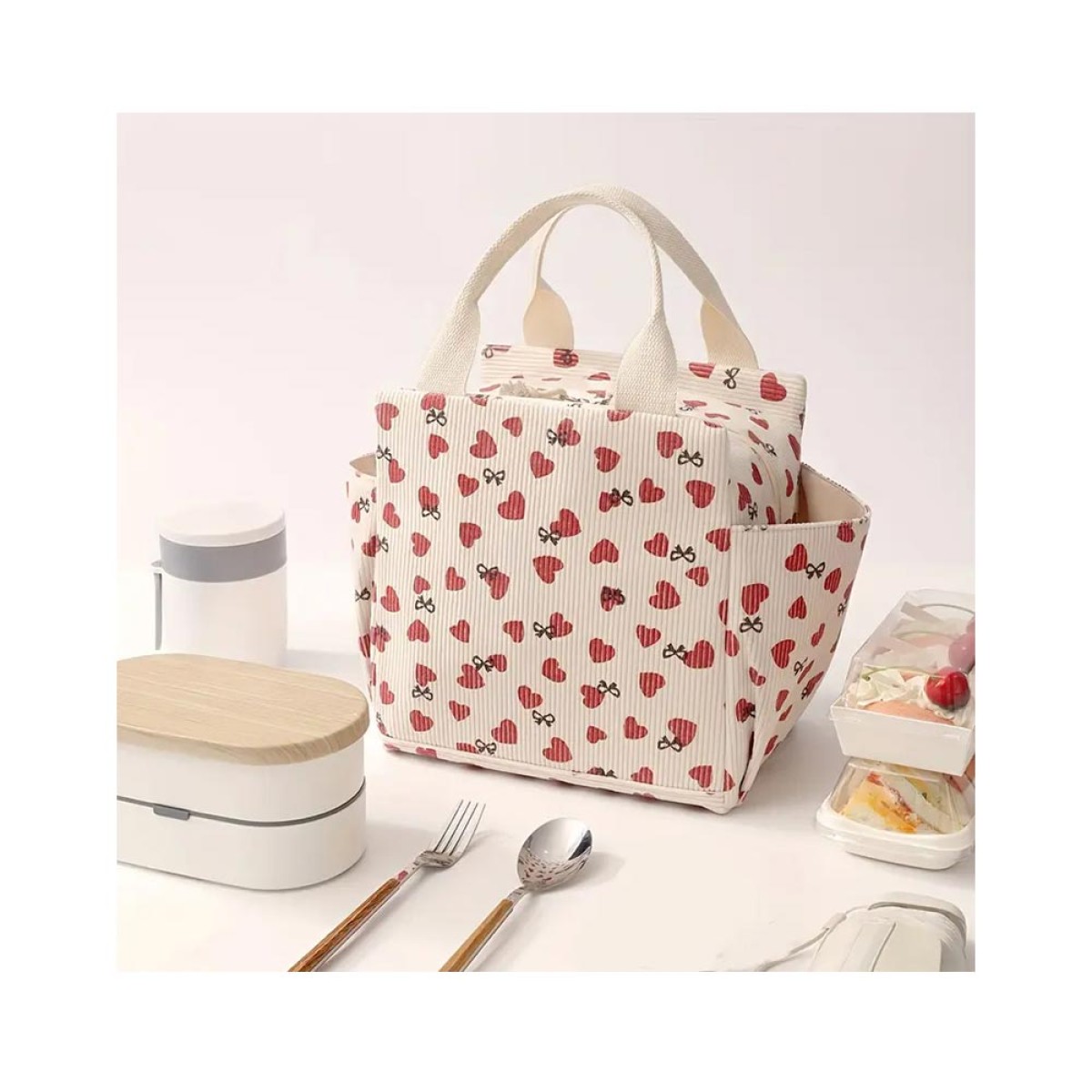 Ισοθερμική Τσάντα Φαγητού 12Lt Amber Hearts AM3012-01