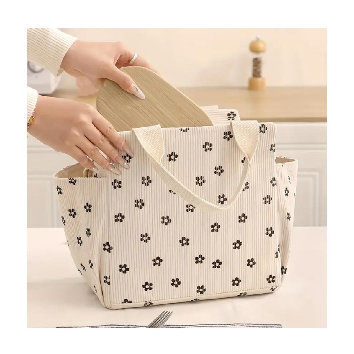 Ισοθερμική Τσάντα Φαγητού 12Lt Amber Daisies AM3012-02