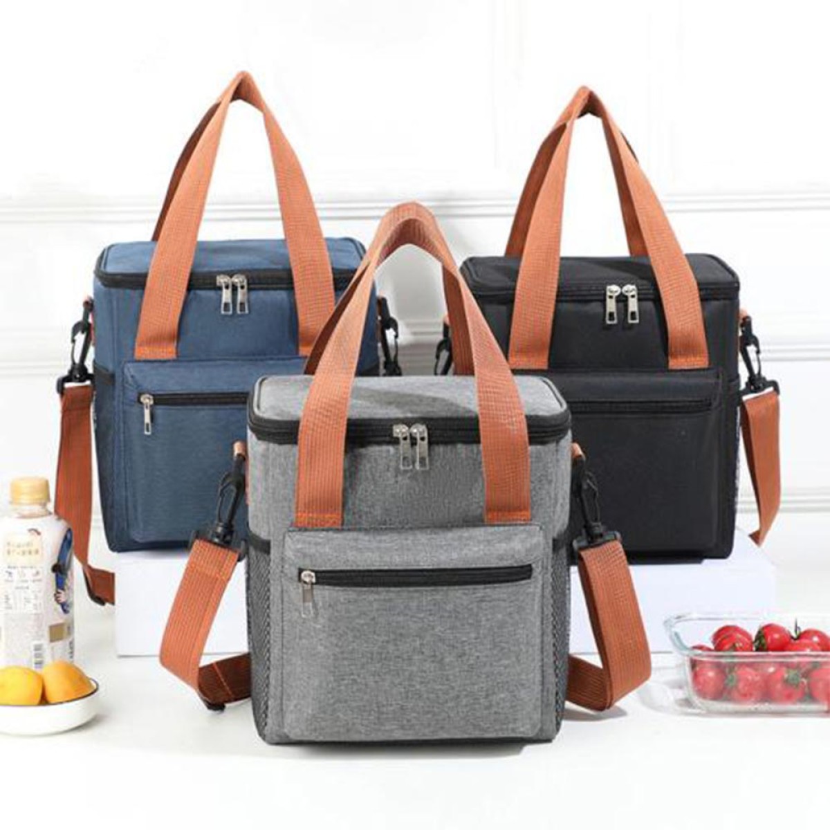 Ισοθερμική Τσάντα Φαγητού 7Lt Amber Μαύρο AM3013-1