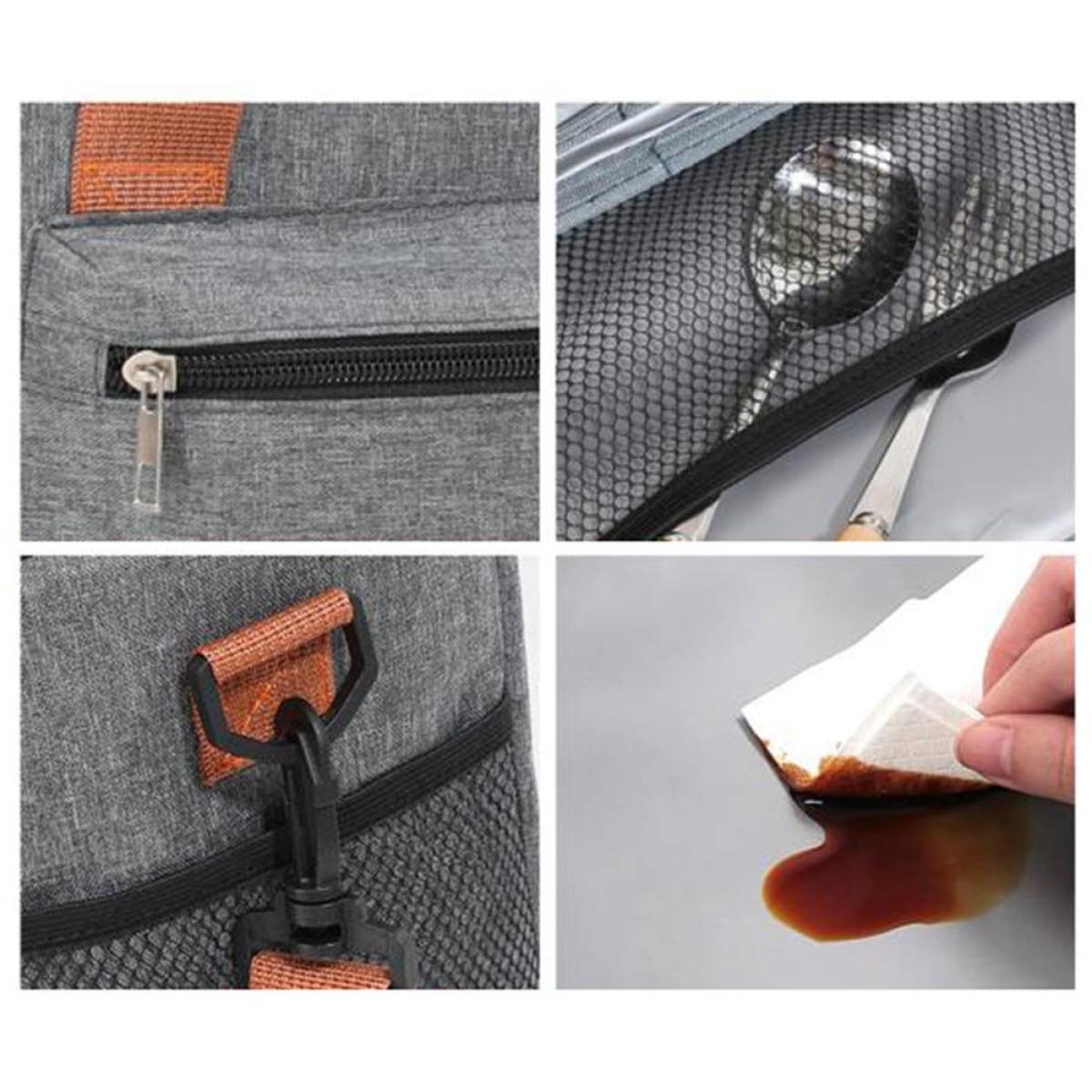 Ισοθερμική Τσάντα Φαγητού 7Lt Amber Μπεζ AM3013-4