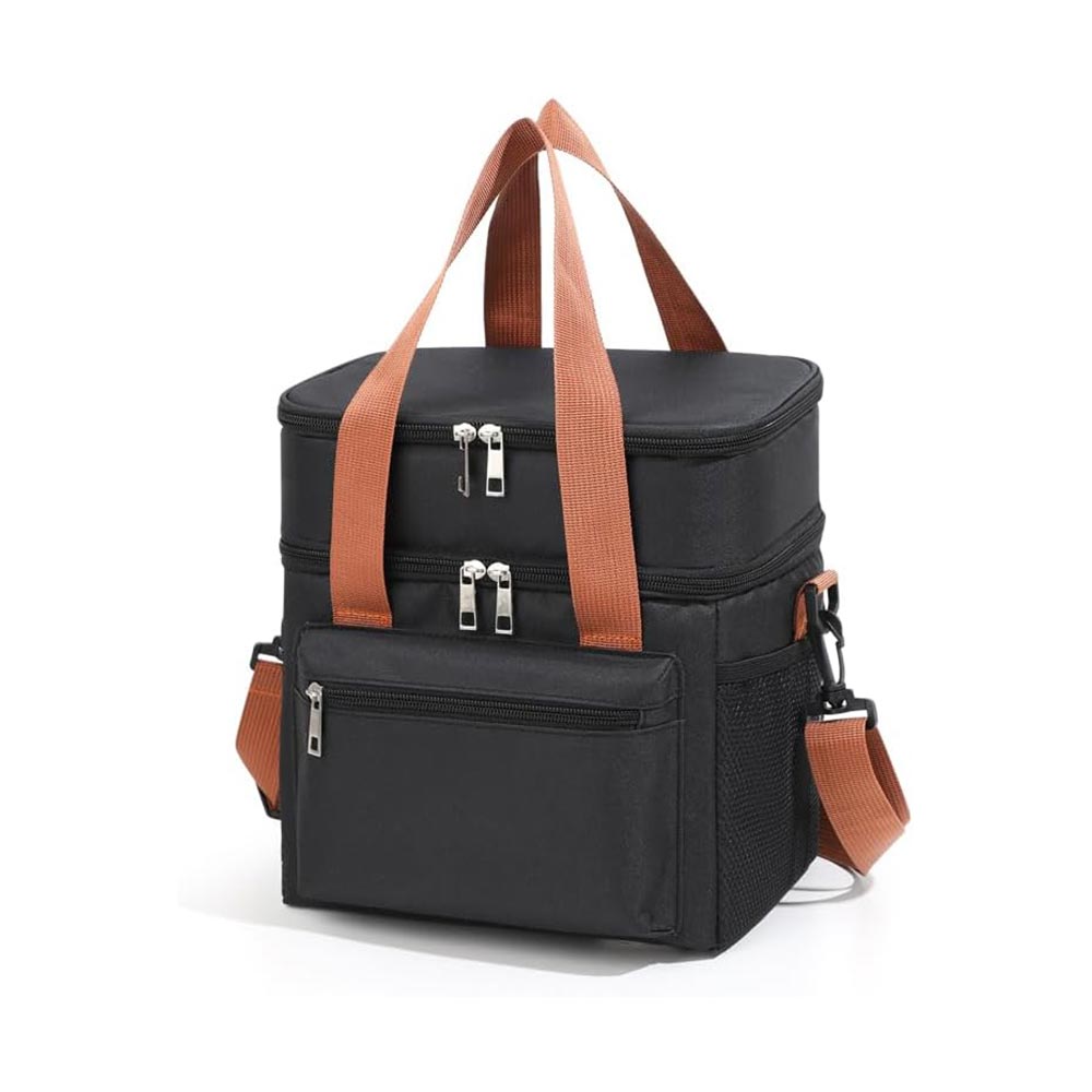 Ισοθερμική Τσάντα Φαγητού 12Lt Amber Μαύρο AM3014-1