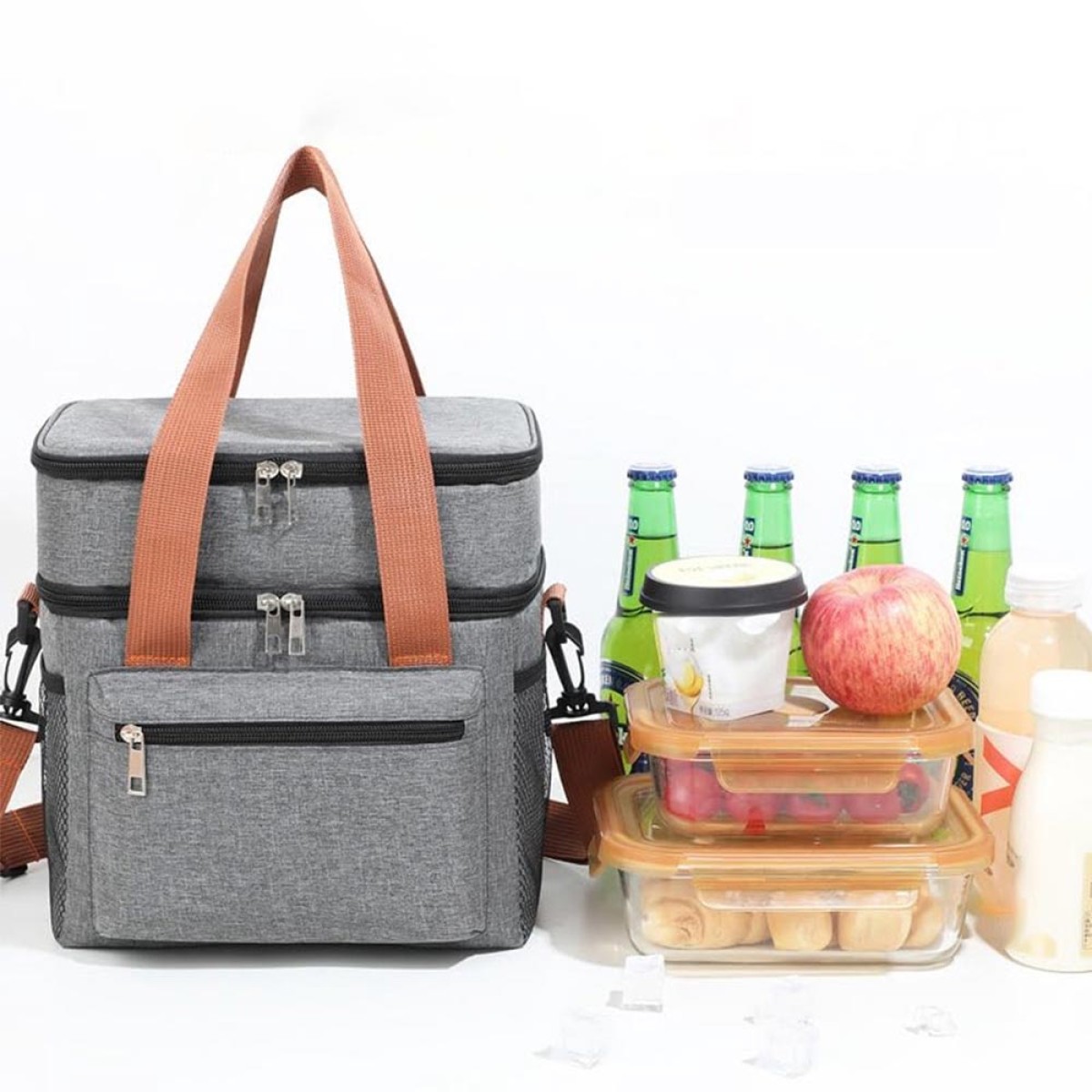 Ισοθερμική Τσάντα Φαγητού 12Lt Amber Μαύρο AM3014-1