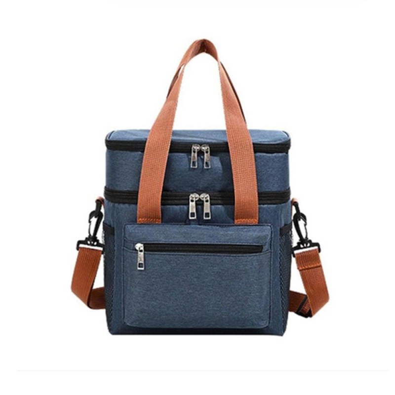 Ισοθερμική Τσάντα Φαγητού 12Lt Amber Μπλε AM3014-2