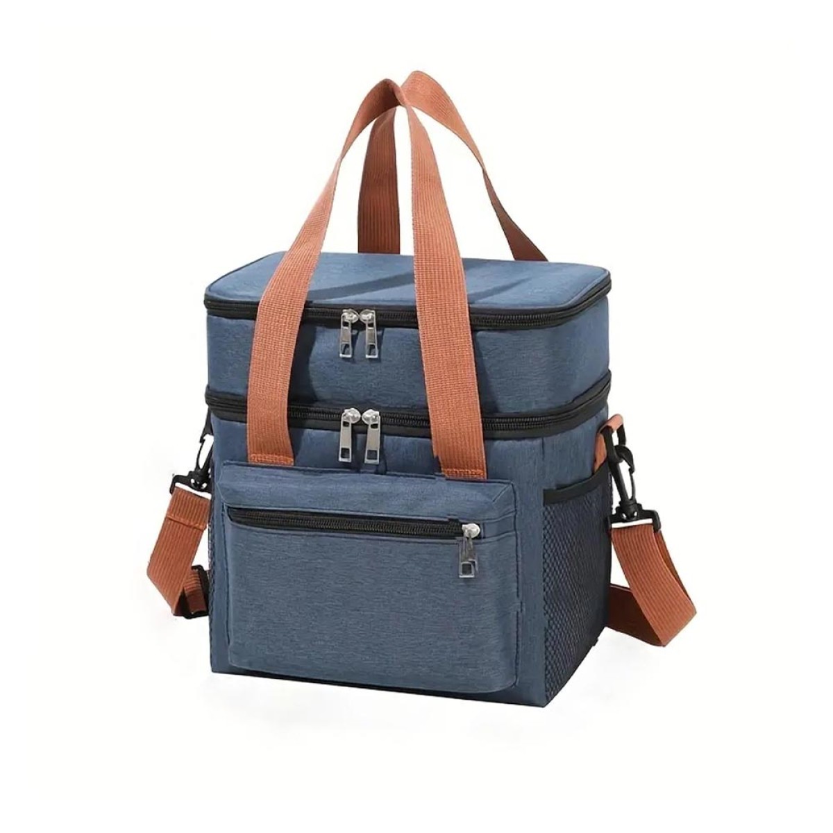 Ισοθερμική Τσάντα Φαγητού 12Lt Amber Μπλε AM3014-2