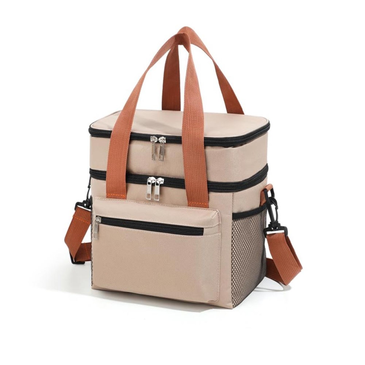 Ισοθερμική Τσάντα Φαγητού 12Lt Amber Μπεζ AM3014-4