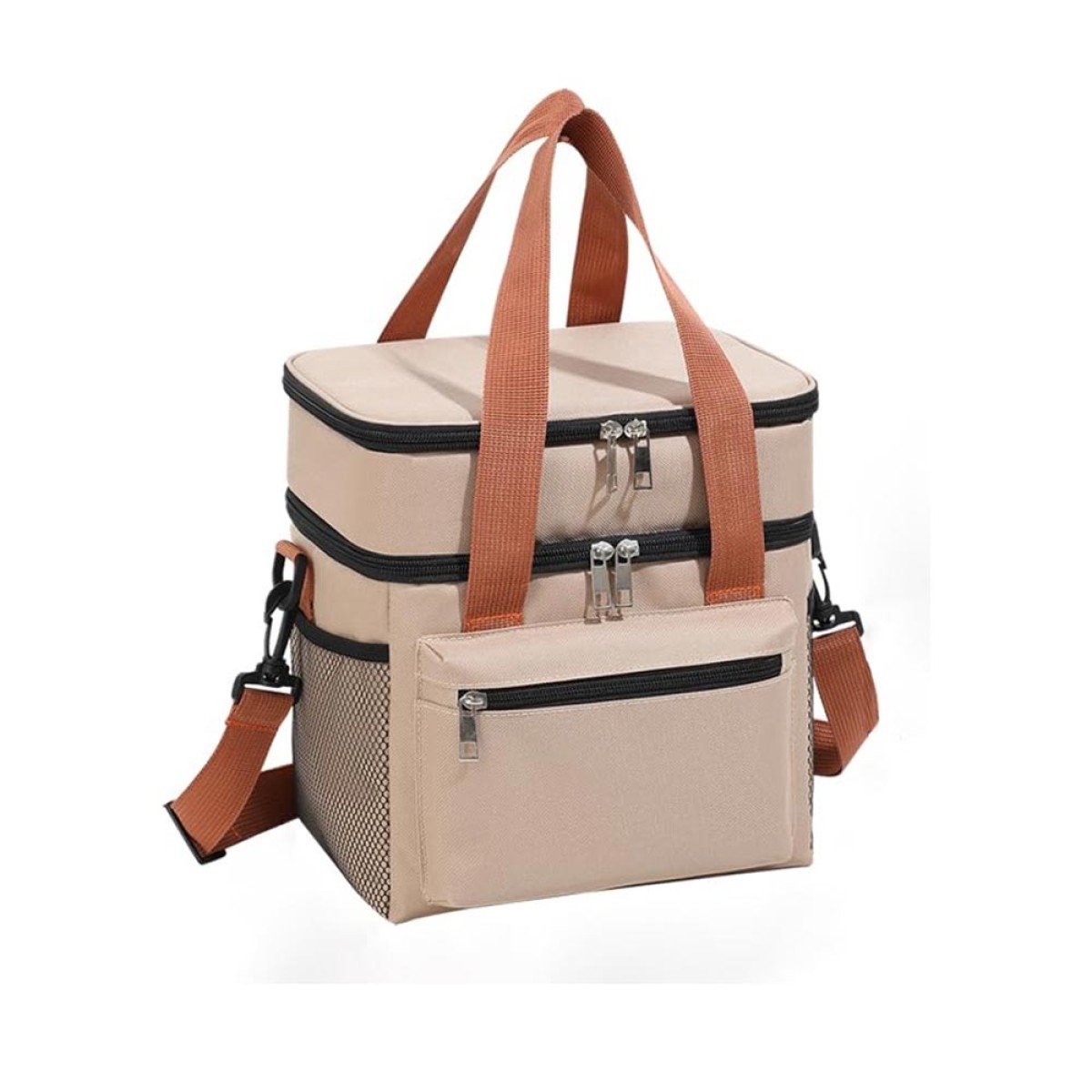Ισοθερμική Τσάντα Φαγητού 12Lt Amber Μπεζ AM3014-4