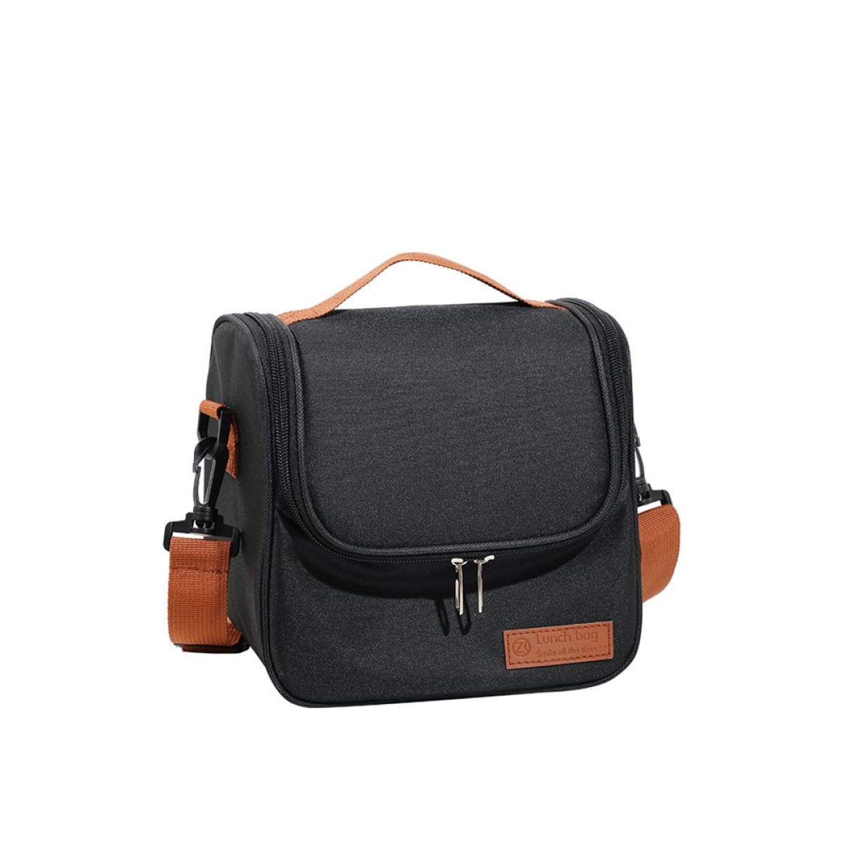 Ισοθερμική Τσάντα Φαγητού 6Lt Amber Μαύρο AM3015-1