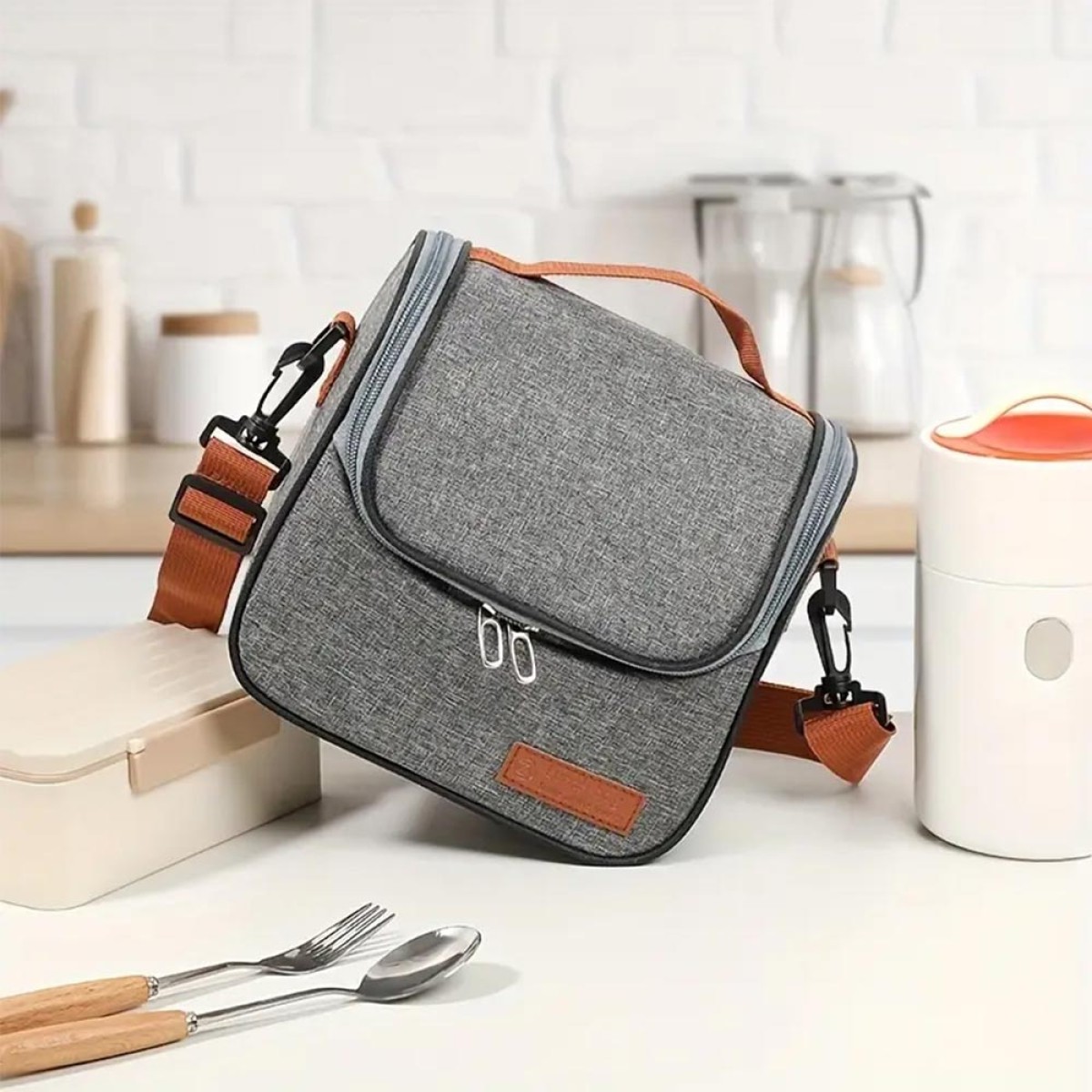 Ισοθερμική Τσάντα Φαγητού 6Lt Amber Μπλε AM3015-2