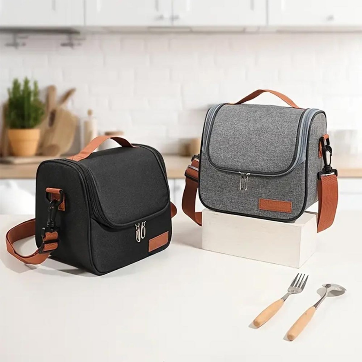 Ισοθερμική Τσάντα Φαγητού 6Lt Amber Γκρι AM3015-3