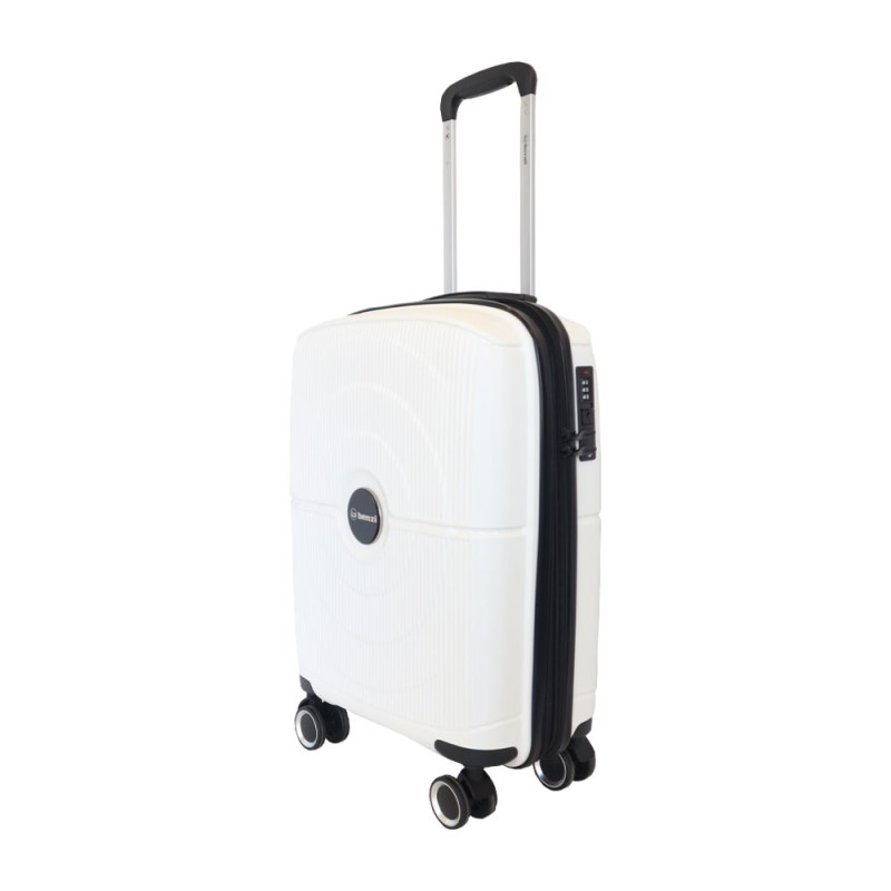 Βαλίτσα Καμπίνας Με Προέκταση BENZI BZ5711 (55x38x20-24 cm) Λευκό