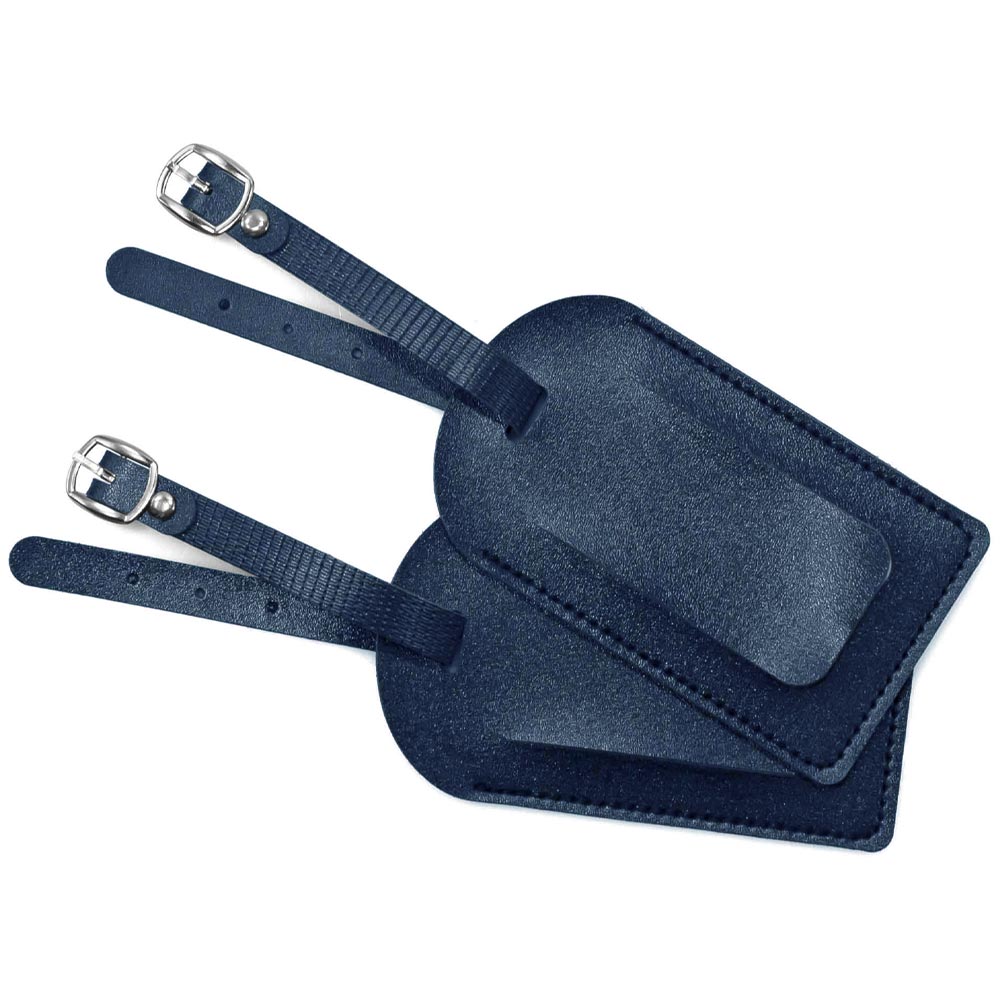 Σετ 2 Eτικέτες Αποσκευών BENZI Μπλε BZ5843