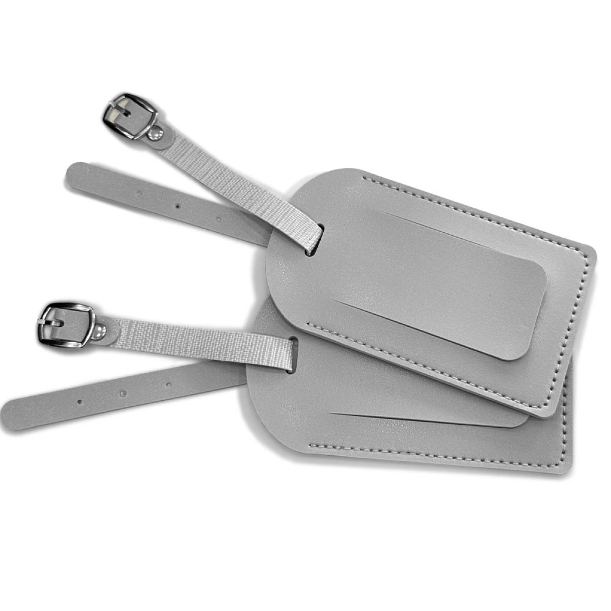 Σετ 2 Eτικέτες Αποσκευών BENZI Γκρι BZ5843