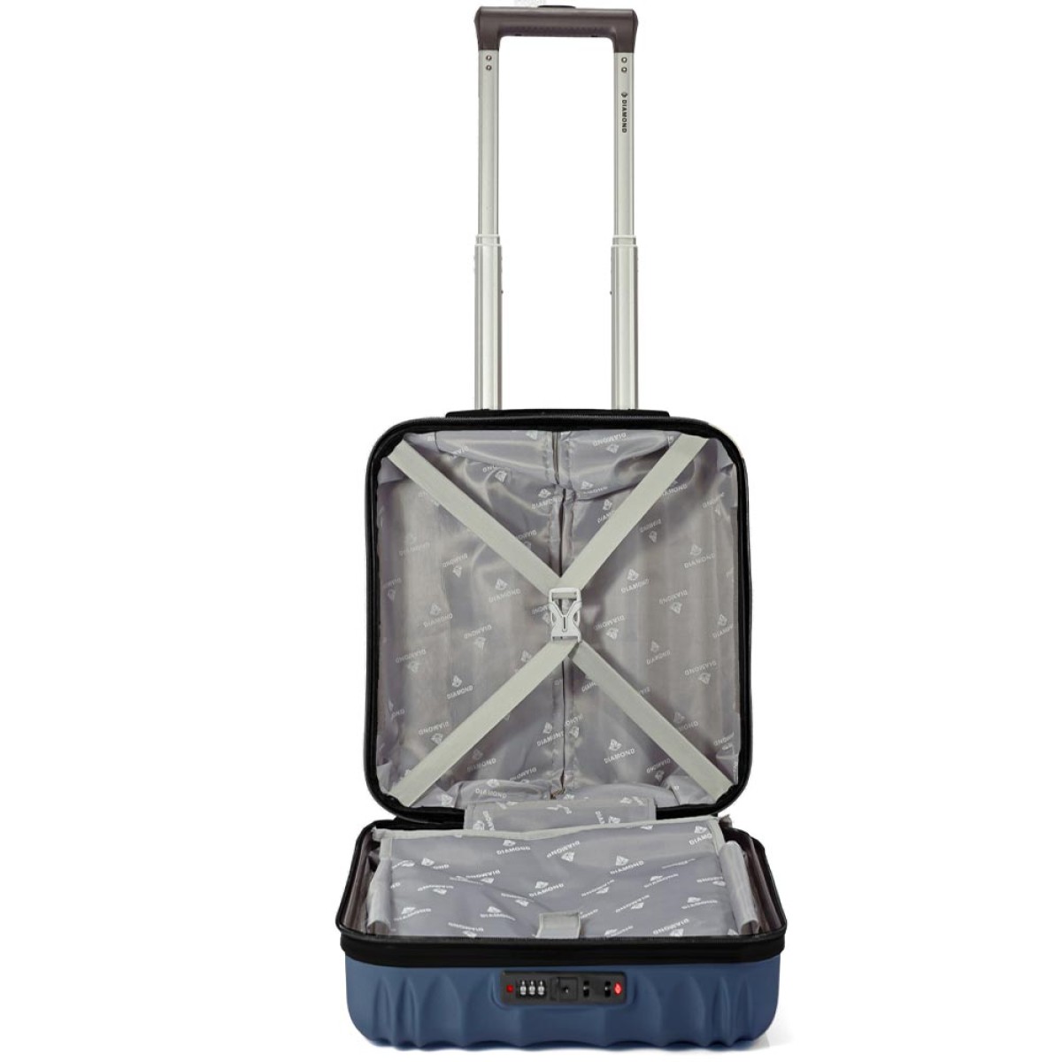 Βαλίτσα (underseat) Diamond Μπλε DM5805