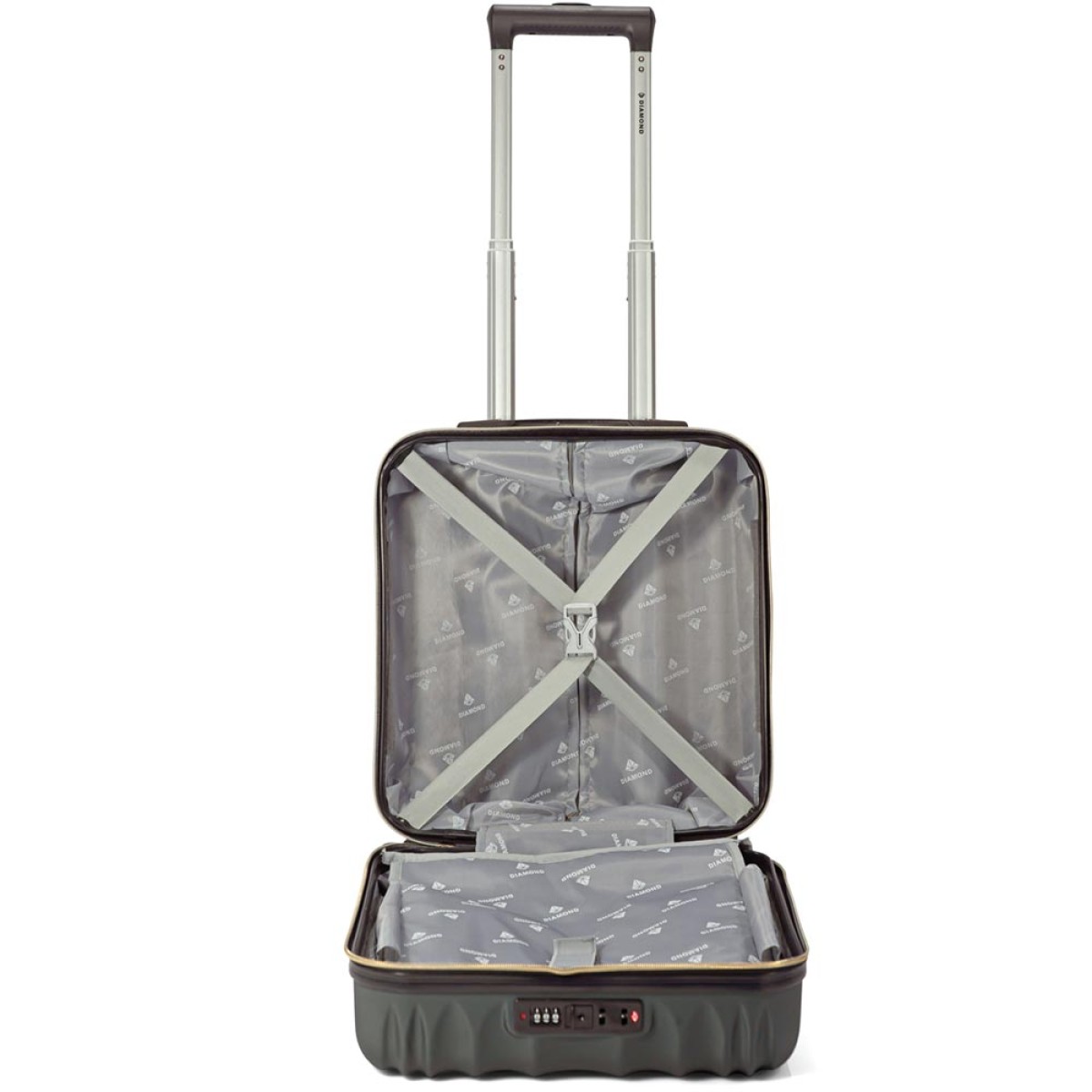 Βαλίτσα (underseat) Diamond Πράσινο DM5805